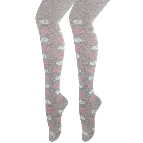Колготки детские Para Socks (K1D17) серый меланж