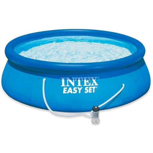 Бассейн надувной Easy Set 244*61 см + насос-фильтр 1250 л/ч (H) Intex (28108NP)
