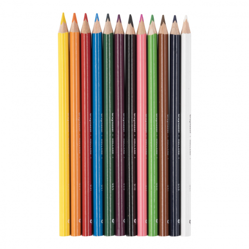 Набор цветных карандашей Bruynzeel Kids 12 трехгранных карандашей в картонной упаковке