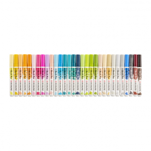 Набор акварельных маркеров Ecoline Brush Pen Additional 30 штук в пластиковой упаковке