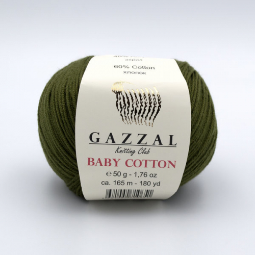 пряжа Gazzal baby cotton  XL 3463