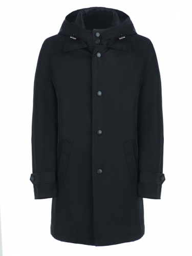 Пальто с капюшоном для мальчика (цвет т.серый)