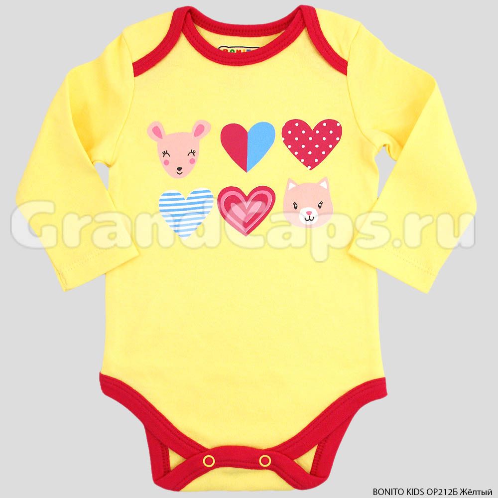 Боди Bonito Kids (OP212Б) Жёлтый