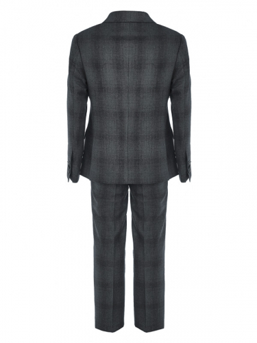 Костюм двойка (пиджак двубортный,брюки) для мальчика (цвет серый)