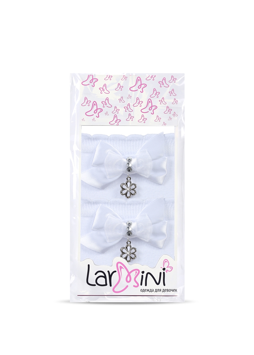 LARMINI Гольфы LR-G-B-2B-OAL-3S-PFS, цвет белый