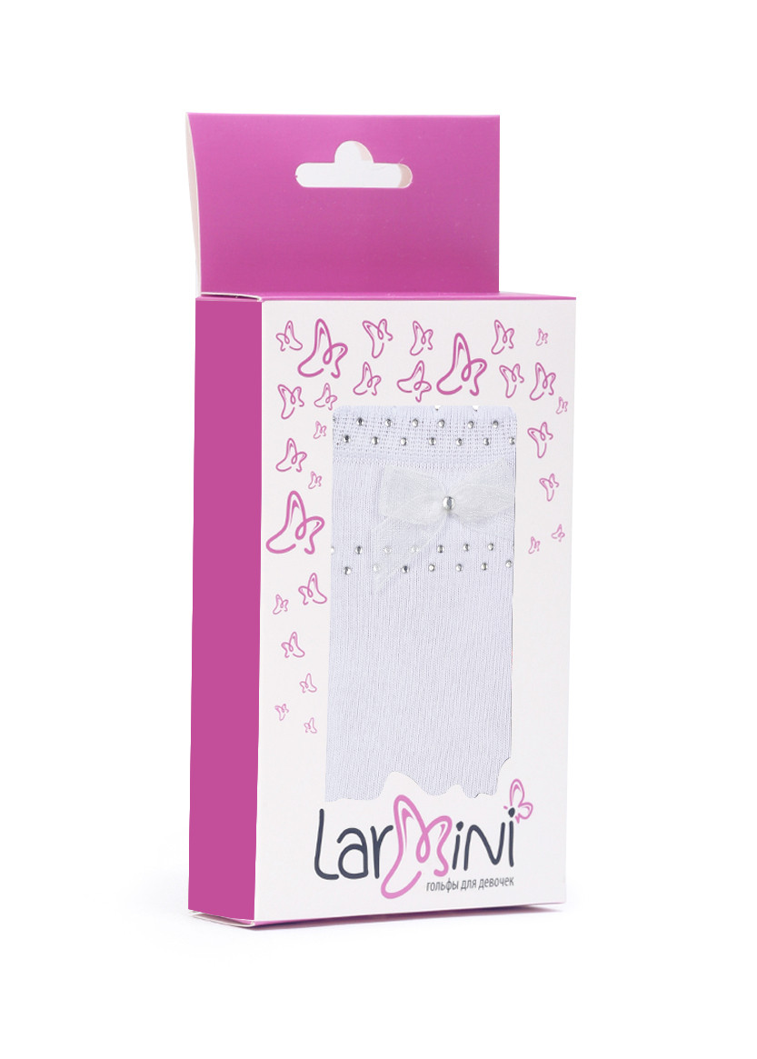 LARMINI Гольфы LR-G-171202-B-SO-S, цвет белый
