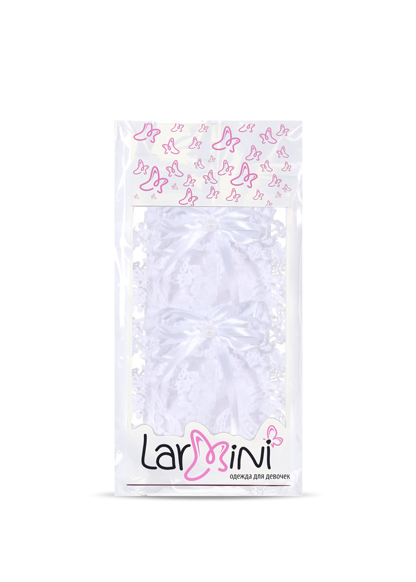 LARMINI Гольфы LR-G-KBGS-130-B, цвет белый