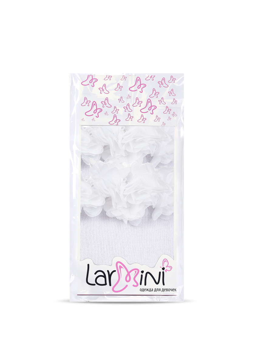 LARMINI Носки LR-S-FLO-K, цвет белый