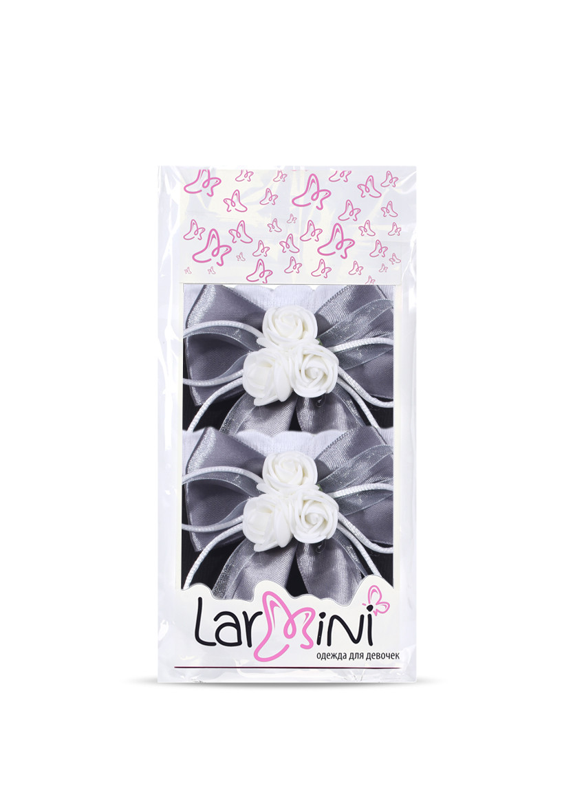 LARMINI Гольфы LR-G-B-AL-S-3ROSE, цвет черный/белый