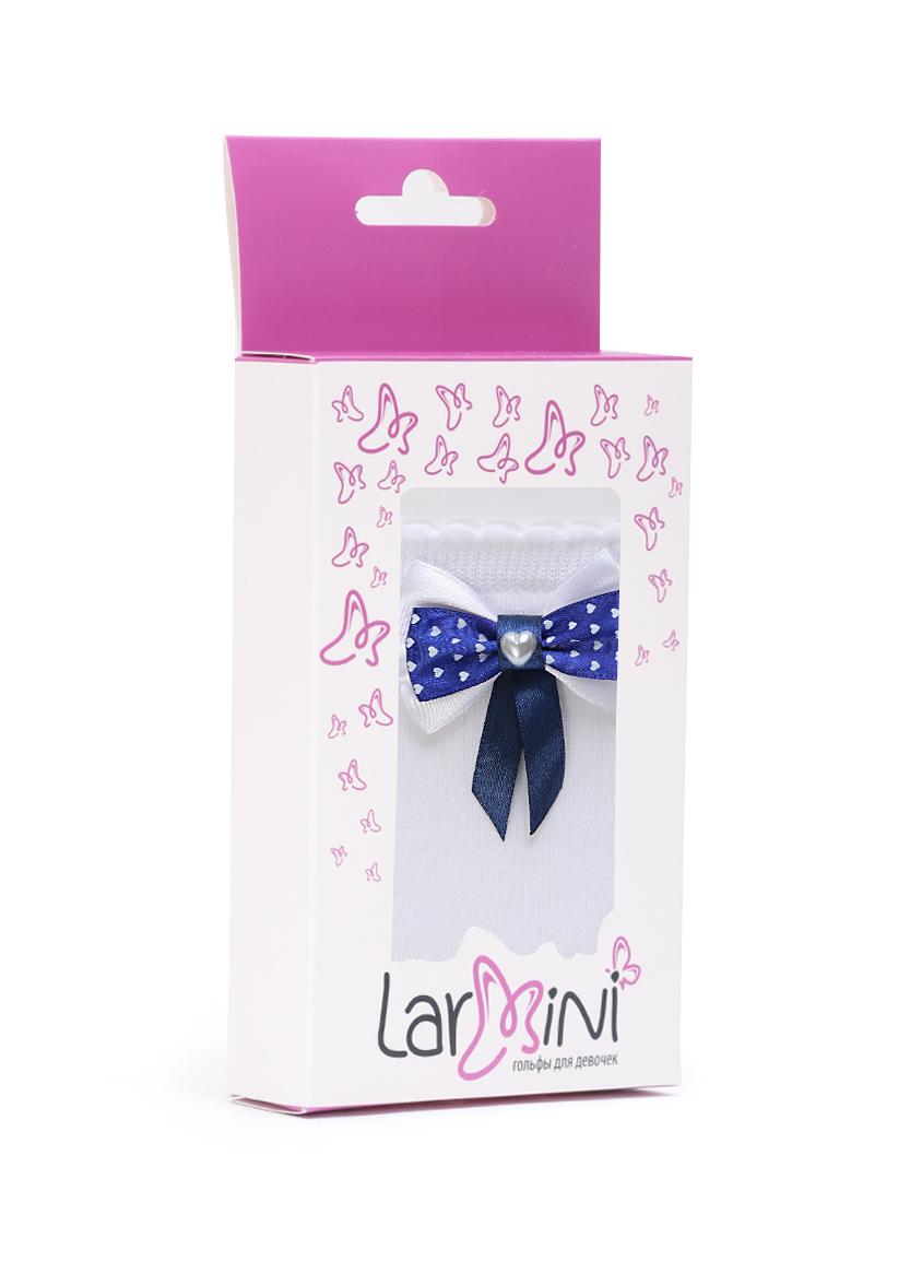 LARMINI Гольфы LR-G-B-SL, цвет белый
