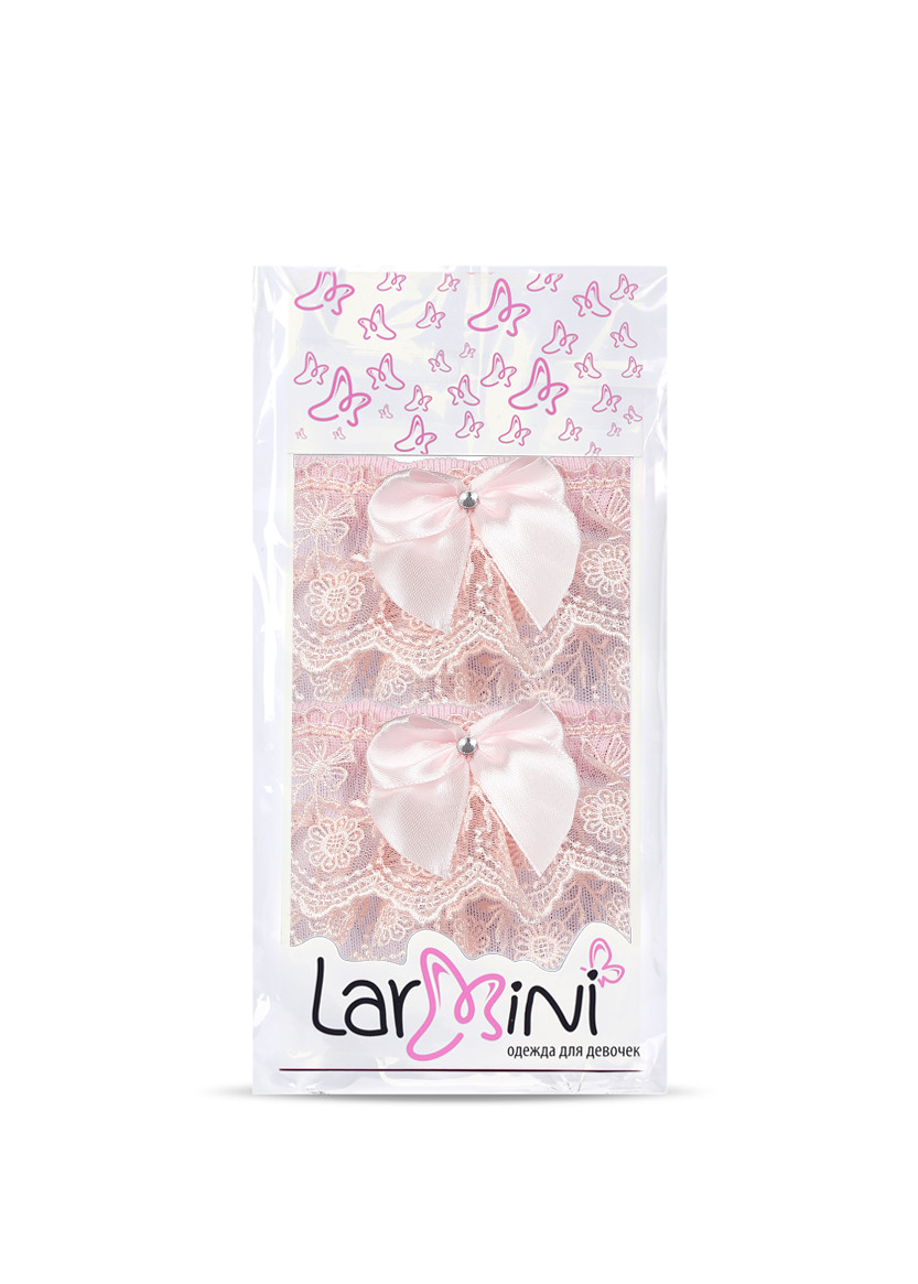 LARMINI Гольфы LR-G-2KNS-55-BS, цвет белый/розовый