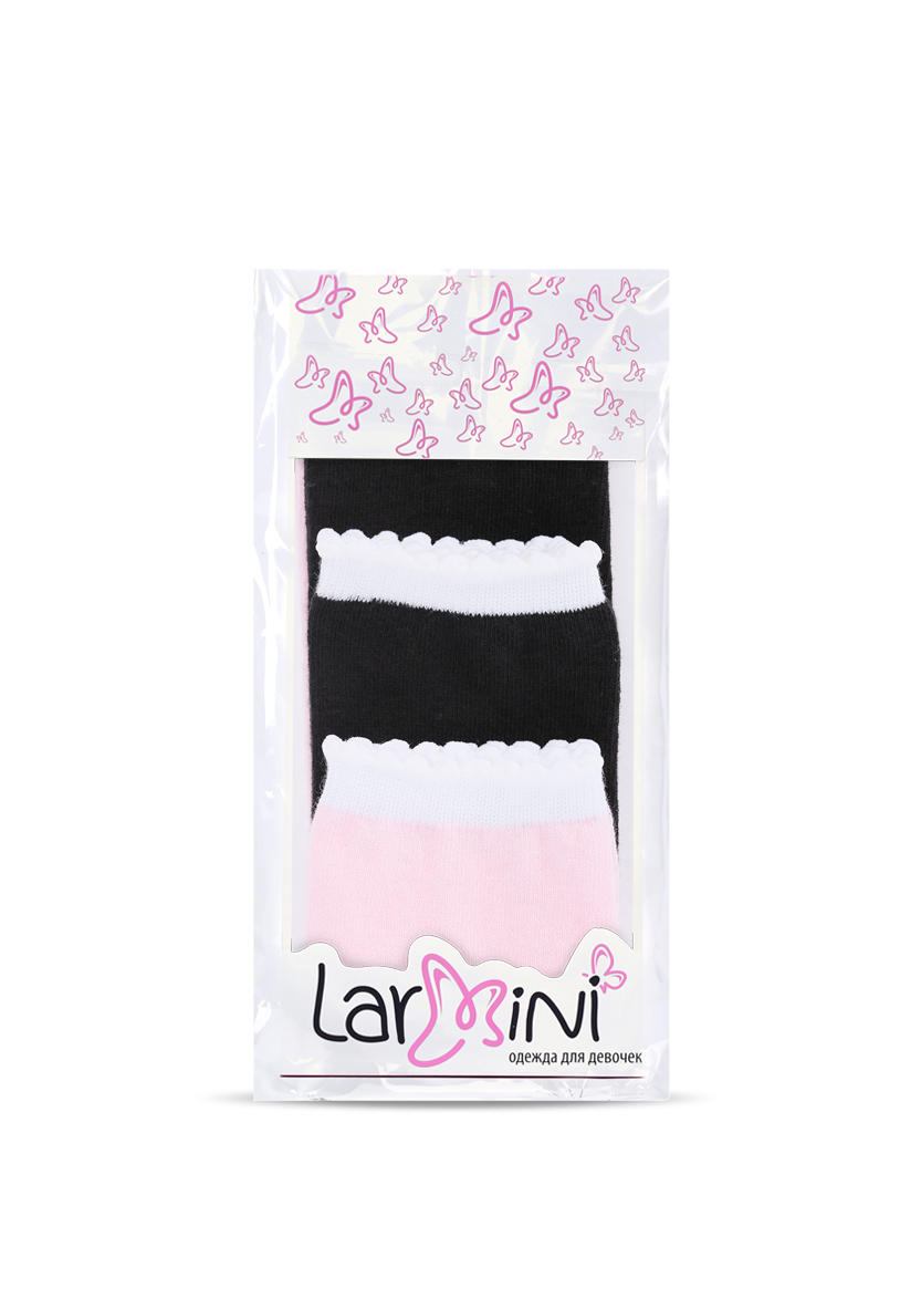 LARMINI Гольфы LR-G-K-2-BW-PW, цвет мультиколор