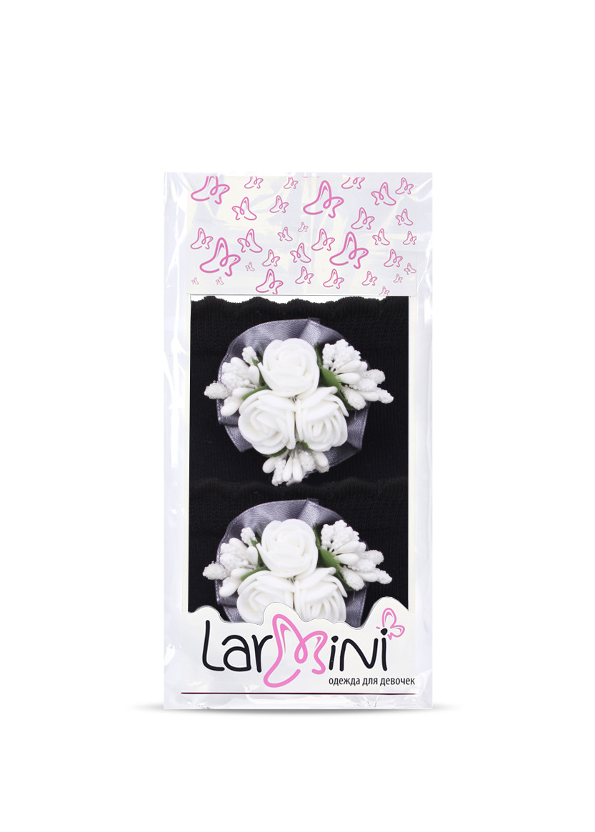 LARMINI Носки LR-S-AL-3ROSE-TCHO, цвет черный