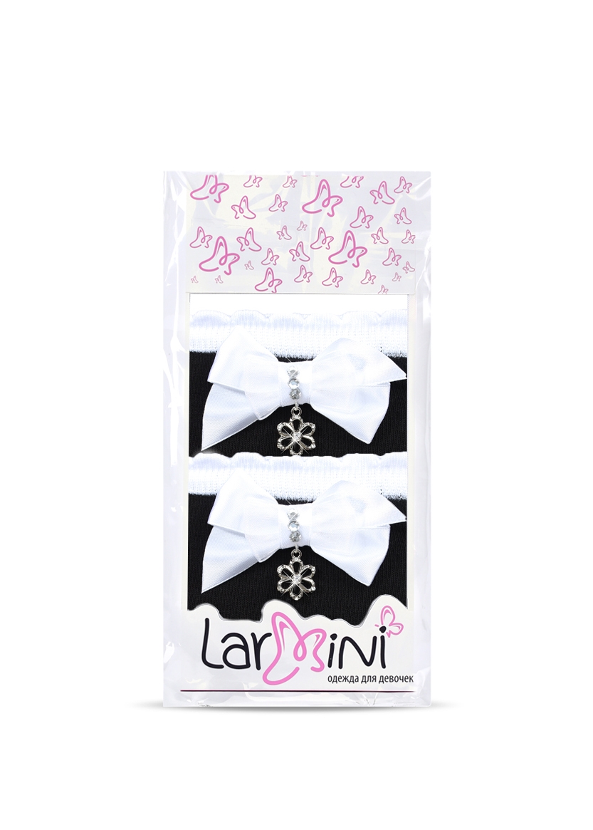 LARMINI Гольфы LR-G-B-2B-OAL-3S-PFS, цвет черный/белый