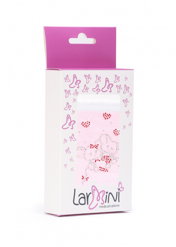 LARMINI Гольфы LR-G-158777, цвет розовый/белый