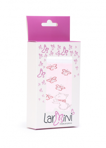LARMINI Гольфы LR-G-158778, цвет розовый/белый