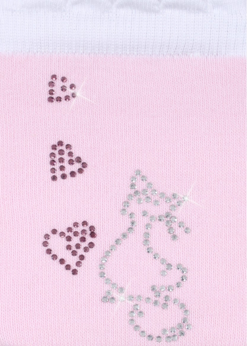 LARMINI Гольфы LR-G-162938, цвет розовый/белый