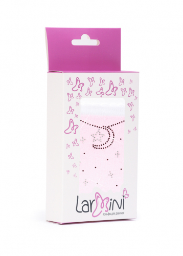 LARMINI Гольфы LR-G-158759, цвет розовый/белый