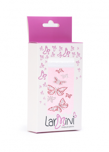 LARMINI Гольфы LR-G-158754, цвет розовый/белый