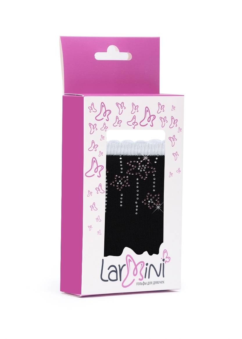 LARMINI Гольфы LR-G-175089, цвет черный/белый