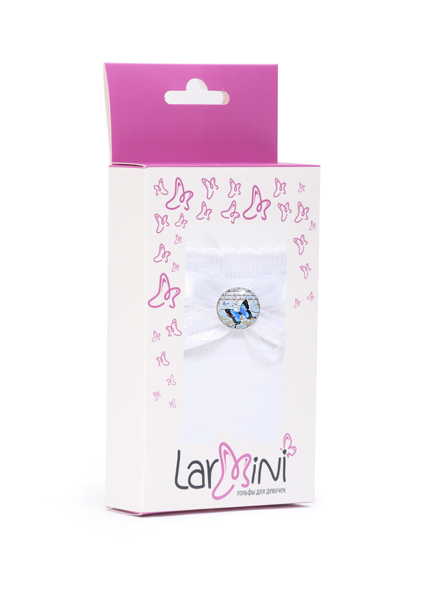 LARMINI Гольфы LR-G-B-B3O, цвет белый