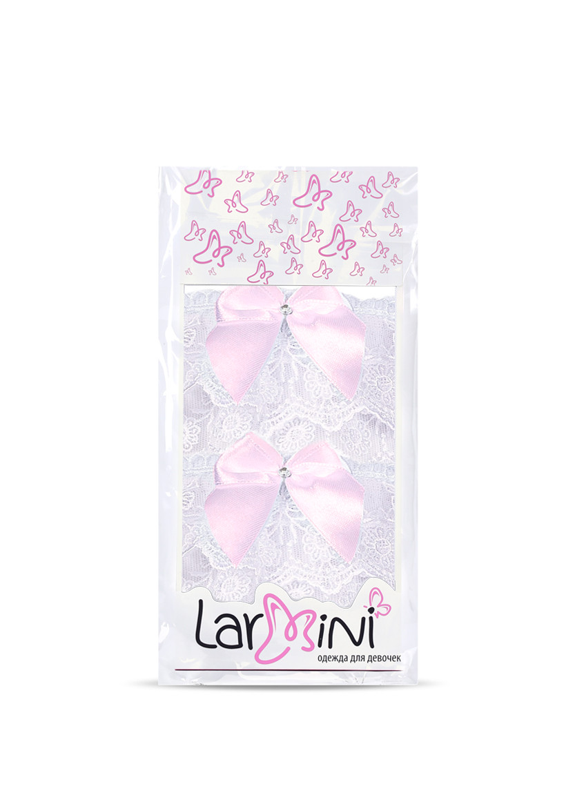 LARMINI Гольфы LR-G-2KNS-55-BS, цвет розовый/белый