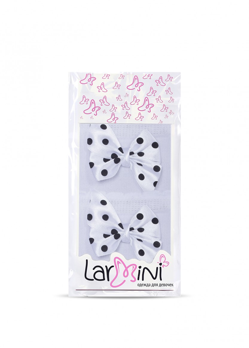 LARMINI Гольфы LR-G-2BK-GL-OL, цвет белый