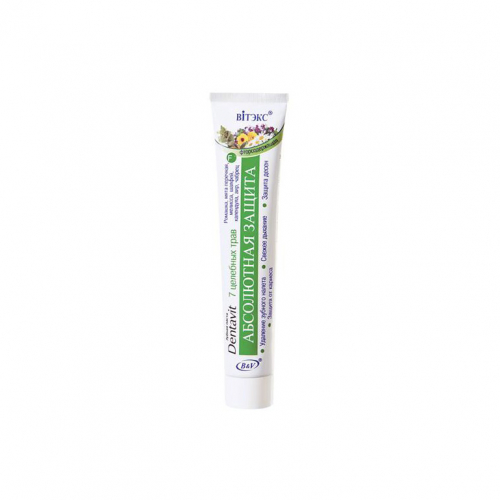 Dentavit Зубная паста 7 целебных трав Абсолютная защита фторсодержащая 85г