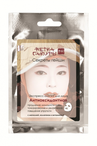 Ветка Сакуры B017-157 Секреты гейши Экспресс-маска для лица Антиоксидантная 16.5