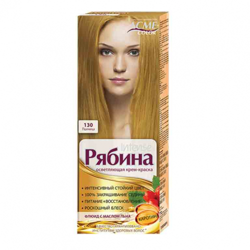 Крем-краска для волос Экми-Колор Рябина Intense №130 Пшеница