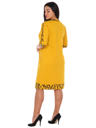 Платье Данна Плюс 1038 (Желтый)