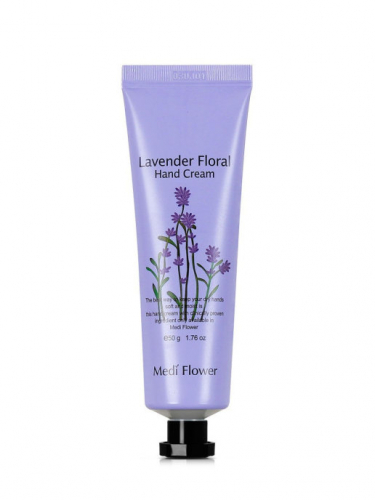 Крем для рук с ароматом лаванды Medi Flower Lavender Floral Hand Cream (50г)