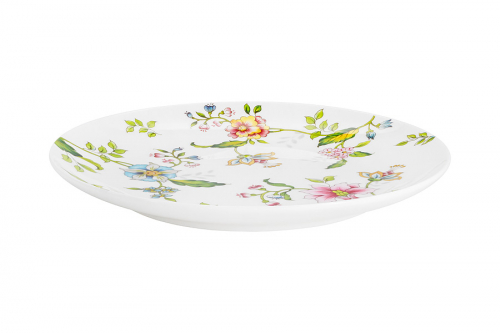 Тарелка закусочная, 20,5 см, фарфор F, белая, Цветы, Provence, 57968