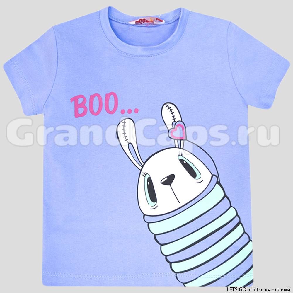 Футболка для девочки Let's Go (5171) Лавандовый