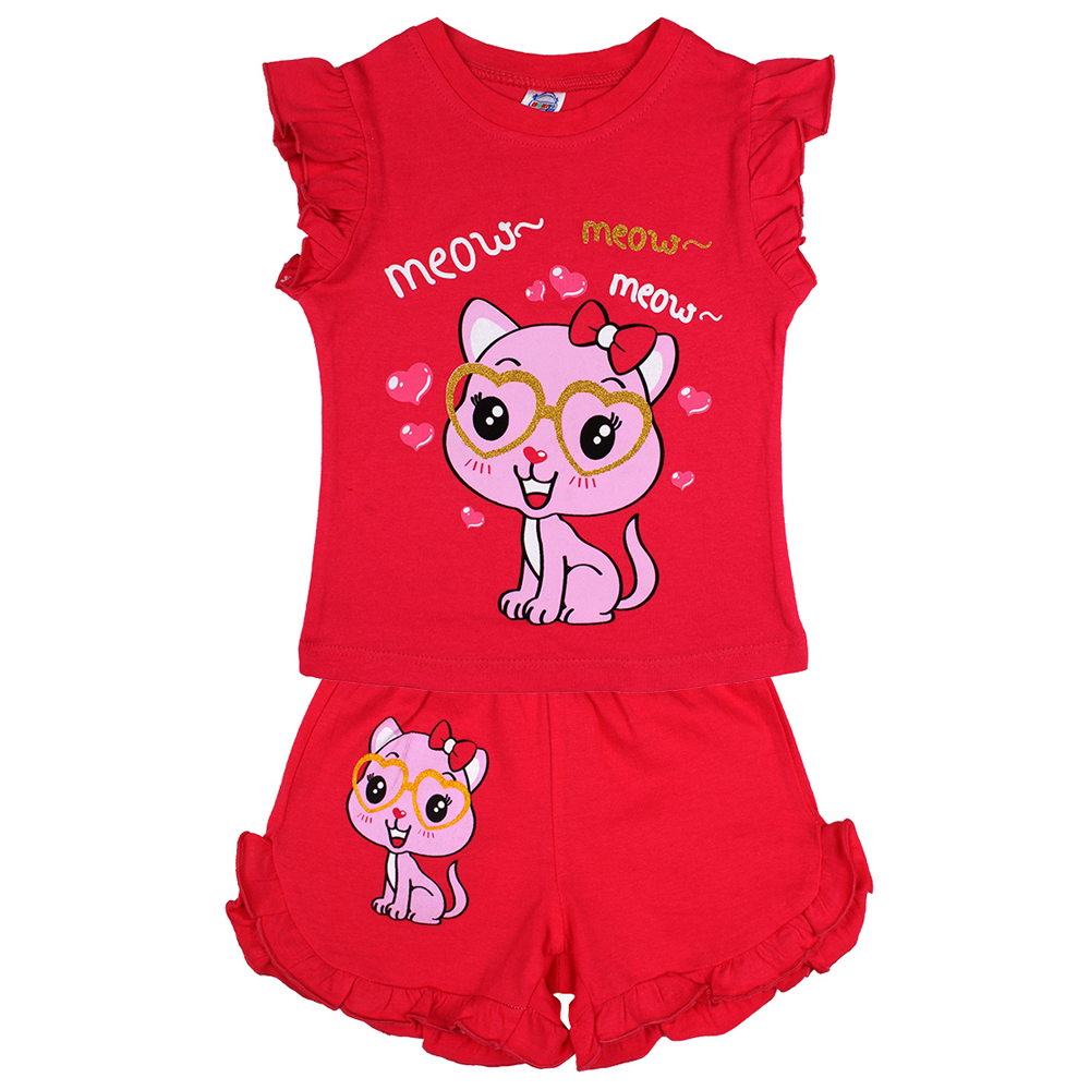Комплект для девочки Bonito Kids (BK004F, BK004SHd) малиновый