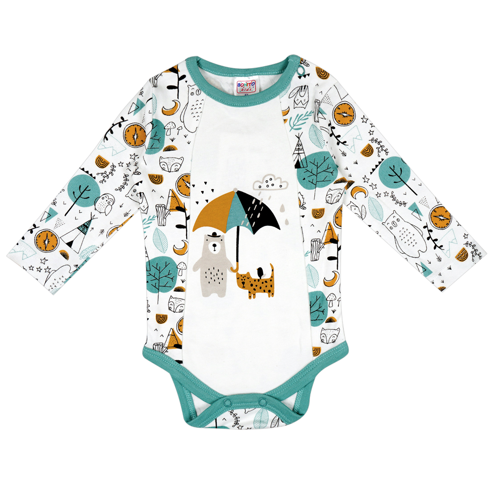 Боди детское Bonito Kids (OP381) молочный