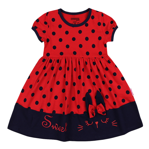 Платье для девочки Bonito Kids (BK1437P) красный Красный
