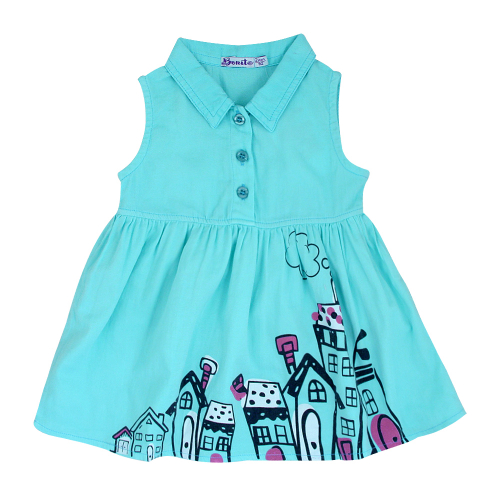 Платье для девочки Bonito Kids (OP867) Ментоловый