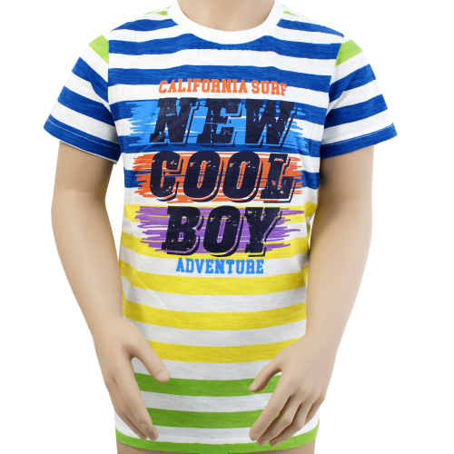 Футболка для мальчика Bonito Kids (BK739F) Синий/Жёлтый/Зелёный/NEW