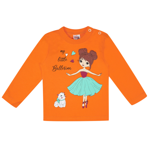 Джемпер для девочки Bonito Kids (BK006KD) оранжевый