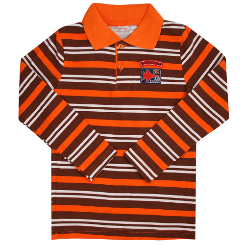 Рубашка-поло для мальчика Bonito Kids (BK119P) Оранжевый