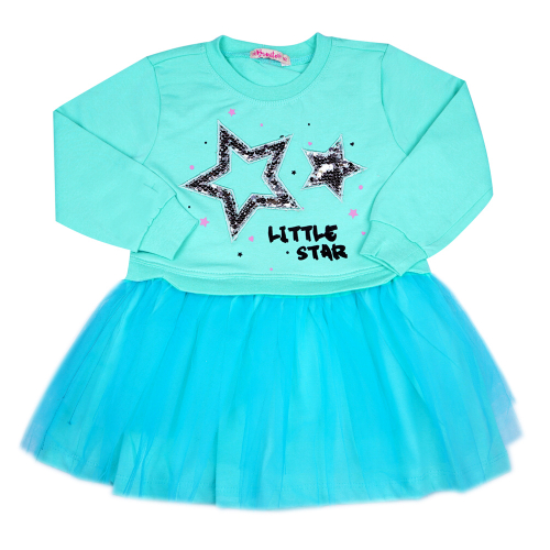 Платье для девочки Bonito Kids (BK888P) Мятный/Бирюзовый