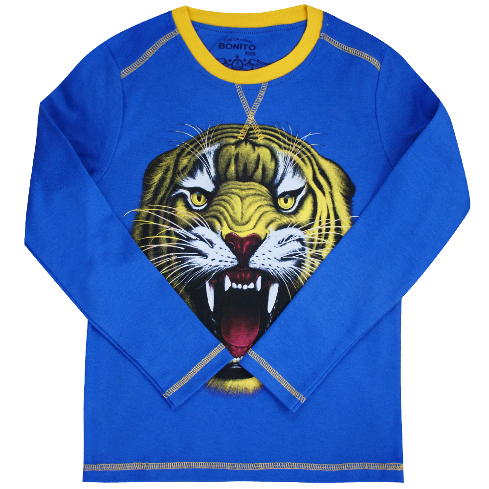 Лонгслив для мальчика Bonito Kids (BK180K) Голубой