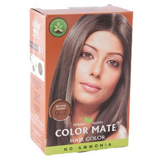 Краска для волос COLOR MATE Heir Color (тон 9.2, натуральный коричневый)