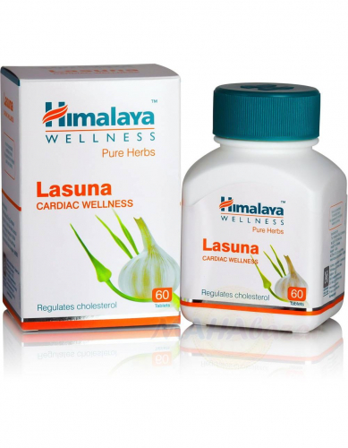 Ласуна (Помощь сосудам), Lasuna Himalaya Herbals, 60 таб.