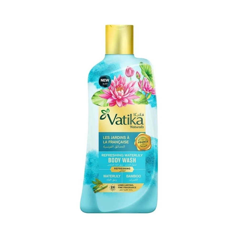 DABUR VATIKA Natural Refreshing Waterlily Body wash Гель для душа водяная лилия 500мл