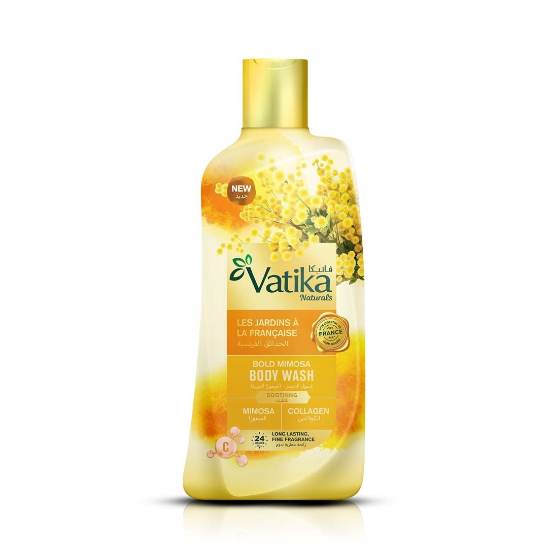 DABUR VATIKA Natural Bold Mimosa Body wash Гель для душа мимоза 500мл