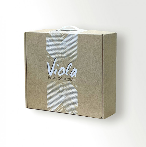 Постельное белье из вареного хлопка ХВ-013 серая полоса