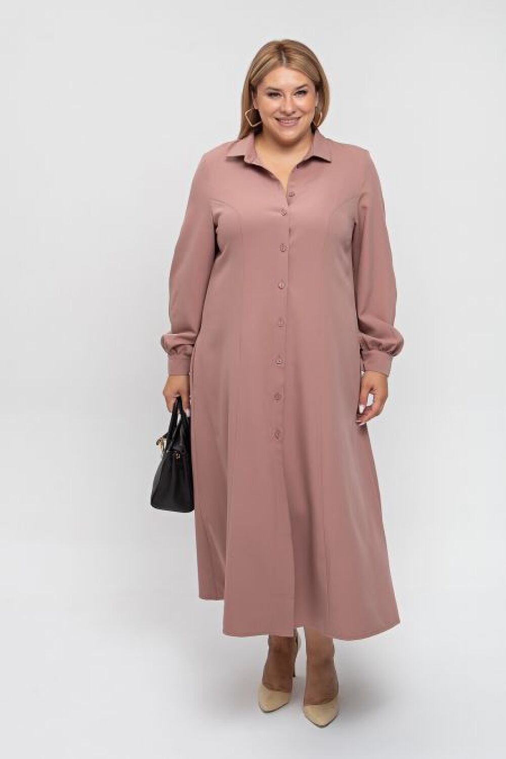 Платье Luxury Moda 1198-Р пудровый