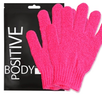 Набор Антицеллюлитная массажная перчатка Body Positive, 2 шт.